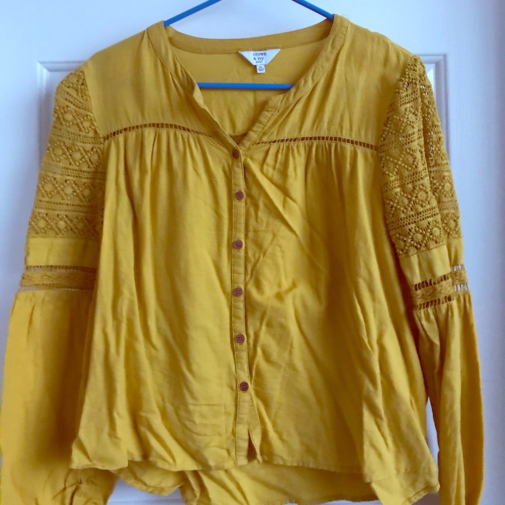 Long Sleeve Peplum Top